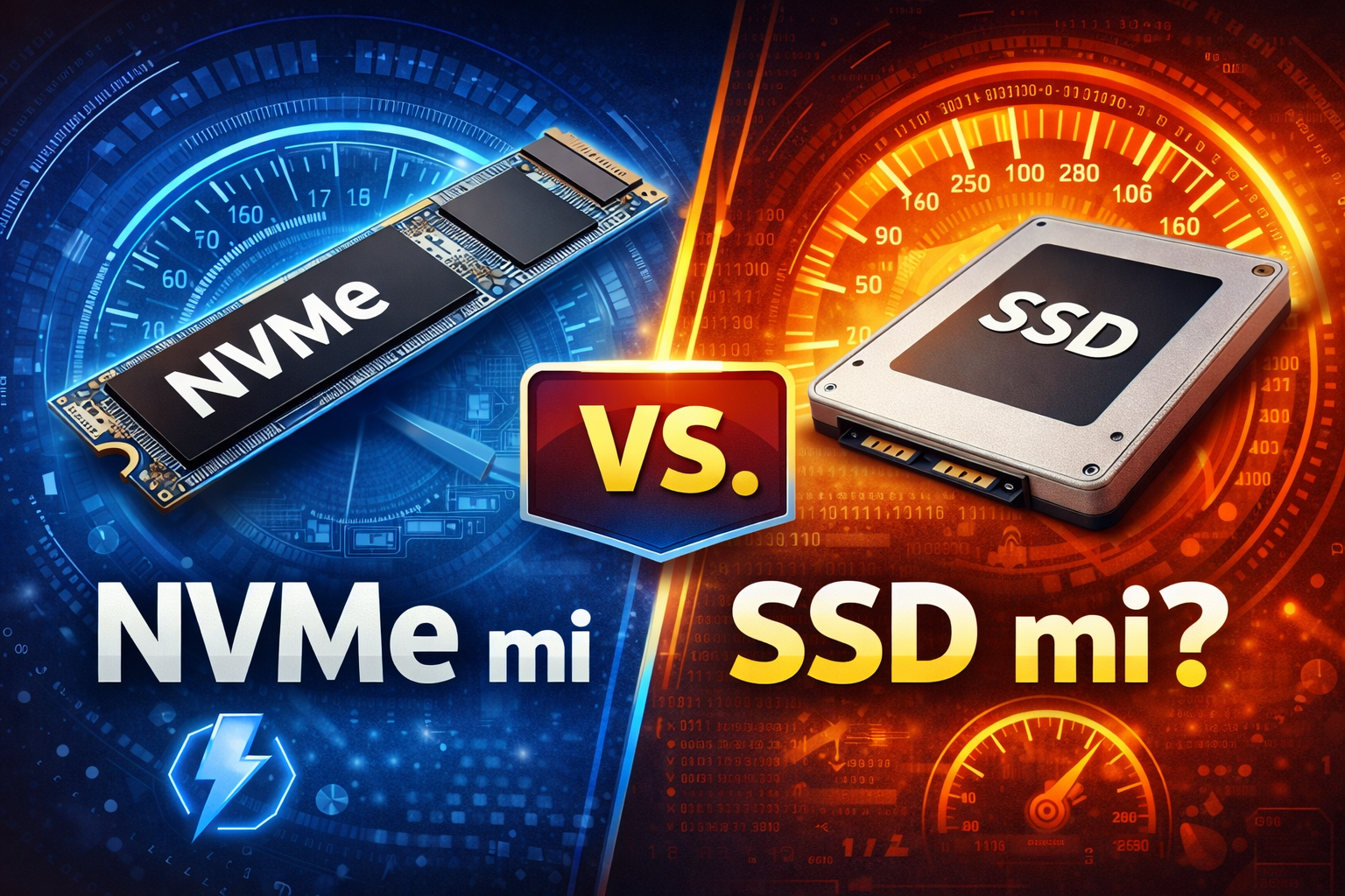 NVMe mi SSD mi? Sunucu Performansına Etkisi