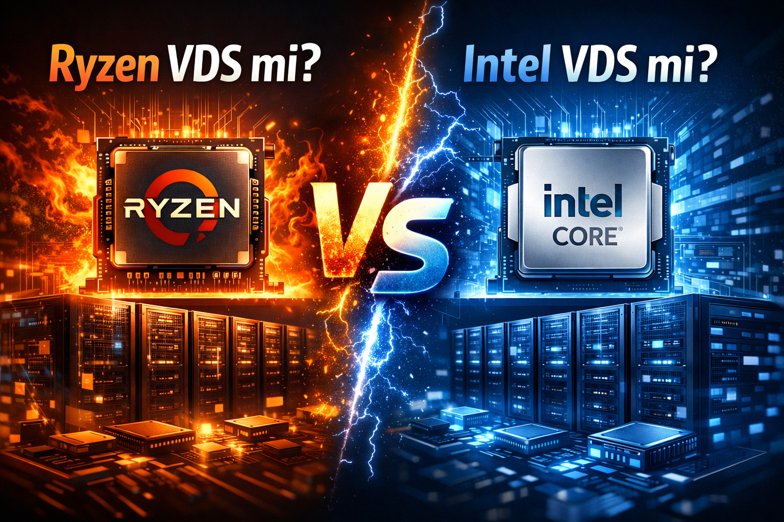 Ryzen VDS mi Intel VDS mi? 2026 Güncel ve Detaylı Karşılaştırma Rehberi