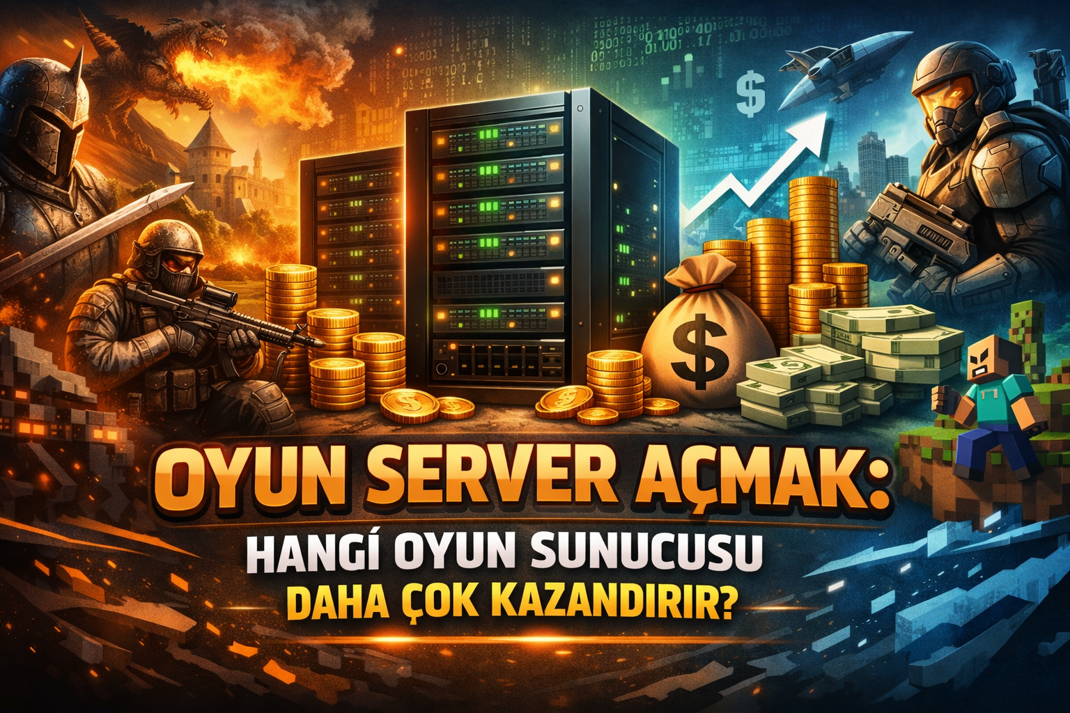 Oyun Server Açmak: Hangi Oyun Sunucusu Daha Çok Kazandırır?