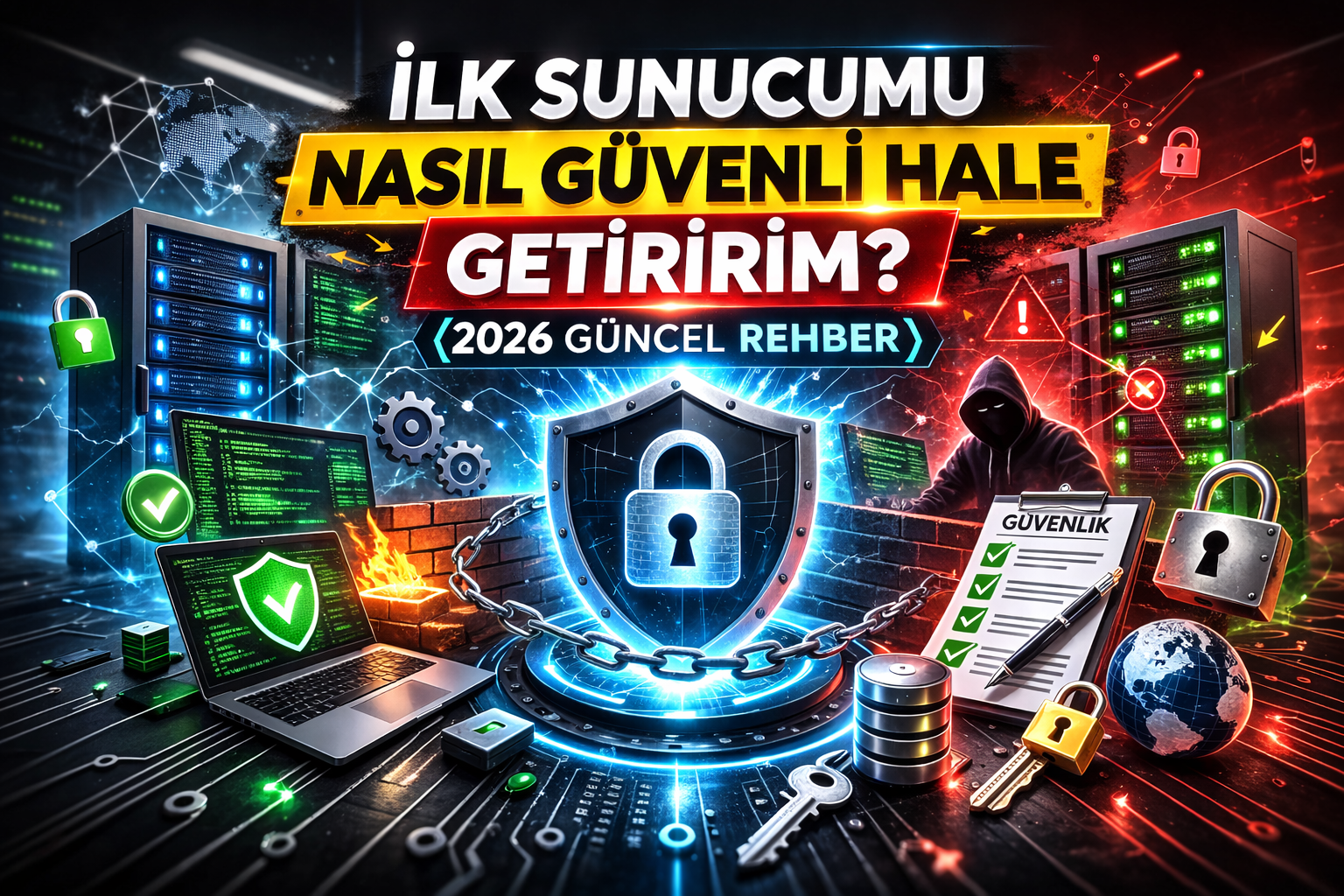 İlk Sunucumu Nasıl Güvenli Hale Getiririm? (2026 Güncel Rehber)