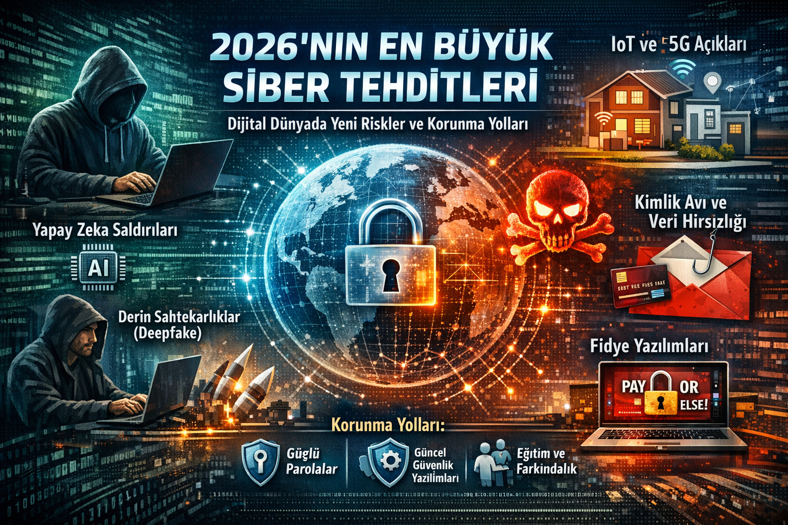 2026’nın En Büyük Siber Tehditleri: Dijital Dünyada Yeni Riskler ve Korunma Yolları